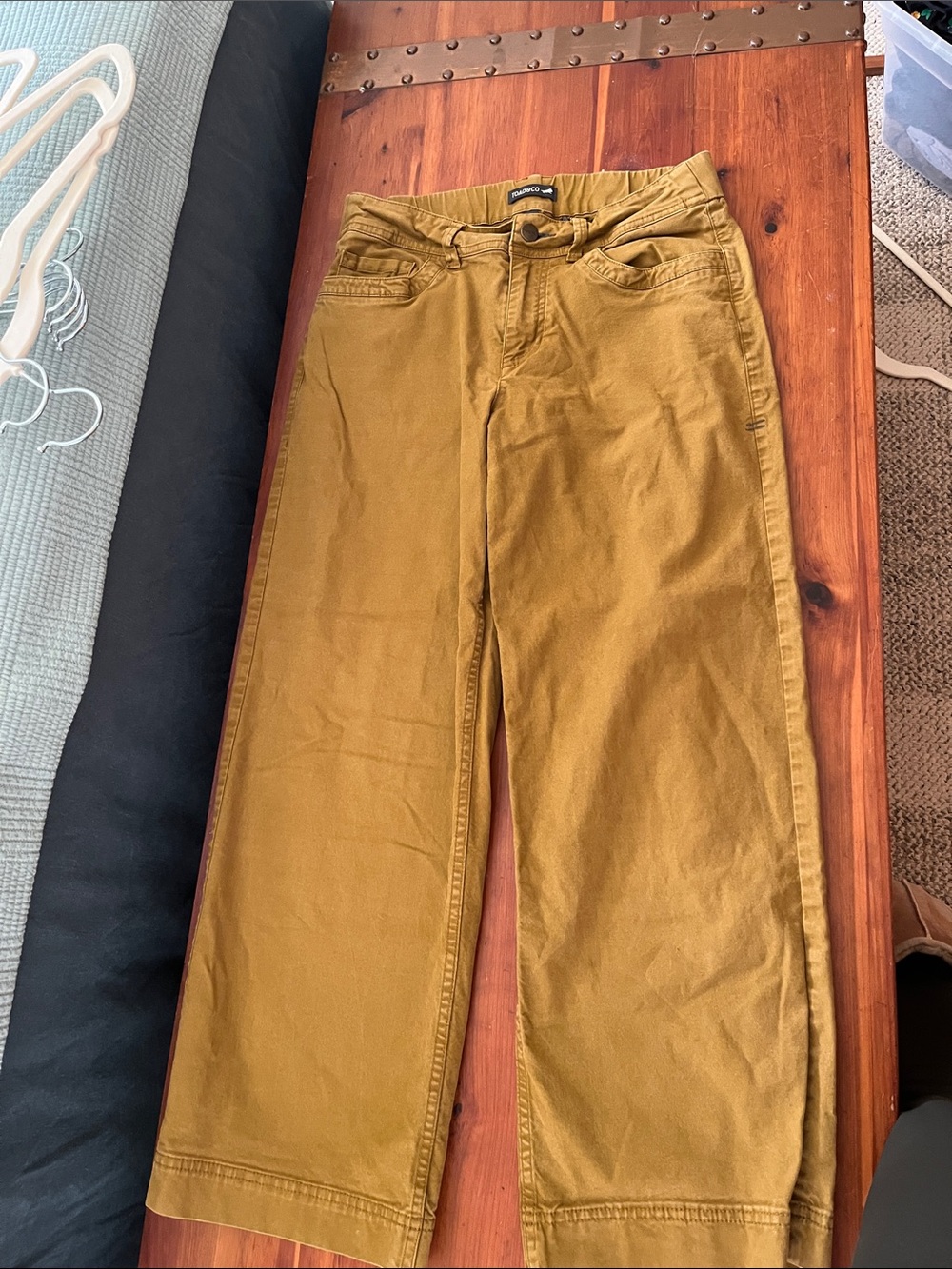 Toad&Co Wide-Leg Jeans in Mustard